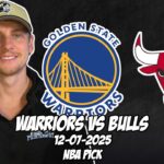 Golden State Warriors vs Chicago Bulls 12/7/25 NBA Free Picks & Prediction | NBA Betting Tips