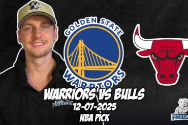 Golden State Warriors vs Chicago Bulls 12/7/25 NBA Free Picks & Prediction | NBA Betting Tips