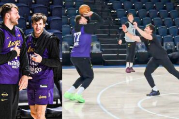 Luka Doncic & Lakers Practice Highlights before Game vs Philadelphia 76ers
