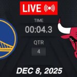NBA LIVE! Golden State Warriors vs Chicago Bulls | December 8, 2025 | 2025 NBA Season Live 2K