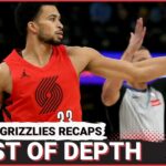 Shorthanded Trail Blazers Are Getting an Serious Test of Their Depth | Pistons & Grizzlies Recaps