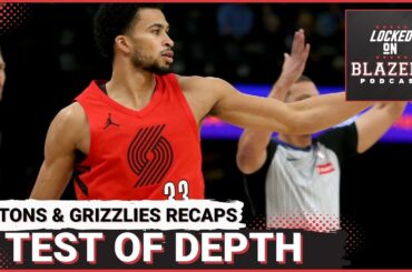 Shorthanded Trail Blazers Are Getting an Serious Test of Their Depth | Pistons & Grizzlies Recaps