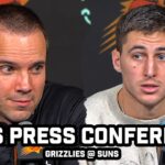 Phoenix Suns Jordan Ott and Collin Gillespie talk TOUGH LOSS to the Memphis Grizzlies