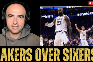 Lakers Over Sixers, 112-108 | Bron Drops 29pts 7rebs 6ast | Luka 31pt Triple Double | 2-1 Road Trip