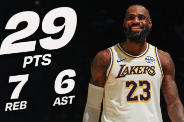 LeBron James TURNED BACK THE CLOCK With 29 PTS vs 76ERS | December 7, 2025