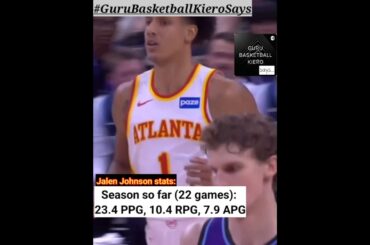 Jalen Johnson is Up Next!/GURU_BASKETBALL_KIERO says....#nba #JalenJohnson #AtlantaHawks