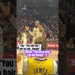 Fan told LeBron he had no hair 😅