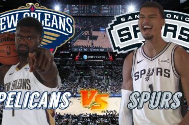 New Orleans Pelicans vs San Antonio Spurs Live Play by Play & Scoreboard