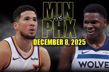 Minnesota Timberwolves vs Phoenix Suns Full Game Highlights – December 8, 2025 | NBA Season