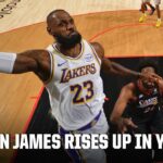 LEBRON JAMES THROWS DOWN THE HAMMER IN YEAR 23 💥