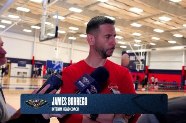 James Borrego on Derik Queen's performance, zone defense | New Orleans Pelicans