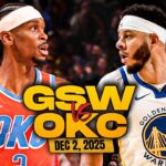 Golden State Warriors vs OKC Thunder Full Game Highlights | Dec 2, 2025 | FreeDawkins