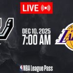 NBA LIVE! San Antonio Spurs vs Los Angeles Lakers | December 10, 2025 | NBA Today NBA 2K26 Gameplay
