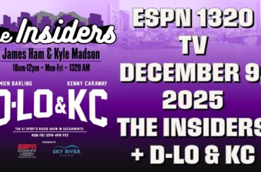 Sacramento Kings Lose To Pacers 116-105 - December 9: The Insiders + D-Lo & KC