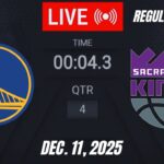 NBA LIVE! Golden State Warriors vs Sacramento Kings I December 11, 2025 Warriors vs Kings 2K Live