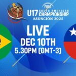 LIVE - Brazil v Chile | FIBA U17 South American Championship 2025 | Group Phase
