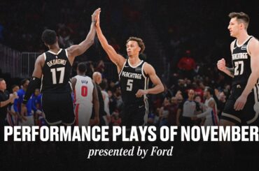 Atlanta Hawks Performance Plays of November | Presented by Ford