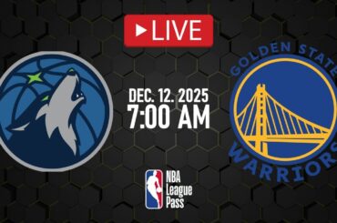 LIVE! Golden State Warriors vs Minnesota Timberwolves LIVE Full Game | December 12, 2025 | NBA LIVE