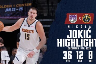 Nikola Jokić 36/12/8 | Highlights vs. SAC