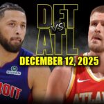 Detroit Pistons vs Atlanta Hawks Full Game Highlights – December 12, 2025 | NBA Season
