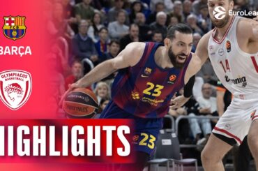 Clyburn and Punter - UNSTOPPABLE | Barcelona - Olympiacos | R15 BASKETBALL HIGHLIGHTS 2025-26