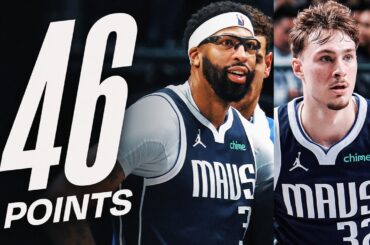 Anthony Davis (24 PTS) & Cooper Flagg (22 PTS) Drop 46 PTS vs Nets | December 12, 2025