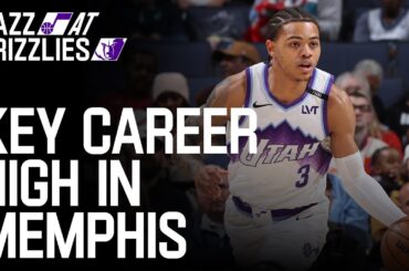 CLUTCH road win against GRIZZLIES 🐻 | UTAH JAZZ