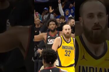 El TRIPLE que encendió a Joel Embiid  #nbalatino #nba #momentosnba