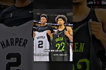 This ROOKIE BATTLE was CRAZY 🍿#nba #basketball #shorts #viral