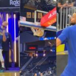 Steph Curry INSANE BEYOND FULL COURT SHOT pregame vs Timberwolves