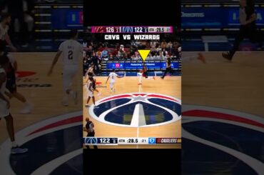 Final 28.9 Seconds, 4-Pts Game…👀 Cavs vs Wizards Ending #nba #shorts