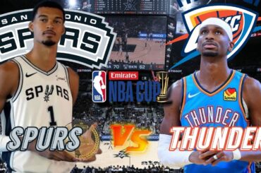 San Antonio Spurs vs Oklahoma City Thunder Live Play by Play & Scoreboard