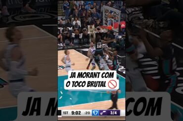 Toco simplesmente BRUTAL de Ja Morant! 🚫 #shorts #nba