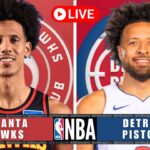 Atlanta Hawks vs Detroit Pistons | NBA Live Today | Play-By-Play Scoreboard 2025