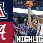 Arizona Wildcats vs. Alabama Crimson Tide | Full Game Highlights | ESPN College Basketball