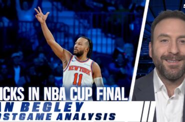 Ian Begley reacts to Knicks win over Orlando, sending them to NBA Cup Final