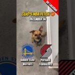 Cujo’s NBA Fetch | Golden State Warriors vs Portland Trail Blazers 🐕 12-14-2025 NBA Basketball