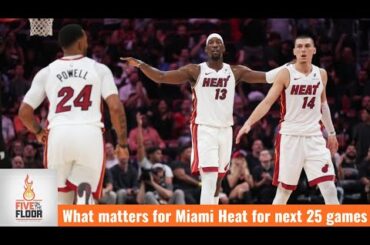 What matters for Miami Heat for next 25 games | Five on the Floor
