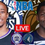 LIVE: SACRAMENTO KINGS vs MINNESOTA TIMBERWOLVES | NBA | PLAY BY PLAY | SCOREBOARD