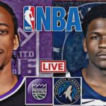 LIVE: SACRAMENTO KINGS vs MINNESOTA TIMBERWOLVES | NBA | PLAY BY PLAY | SCOREBOARD