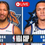 New York Knicks vs Orlando Magic | NBA CUP Semifinals Live Today | Play-By-Play Scoreboard 2025