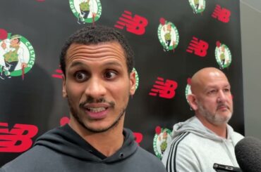 Joe Mazzulla Reacts to Bobby Portis Talking Trash to Jaylen Brown | Celtics Practice