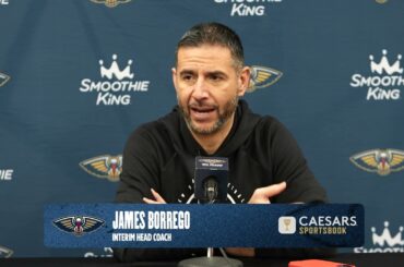James Borrego recaps win | Pelicans-Bulls Postgame Interview 12/14/25