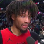 Shaedon Sharpe Postgame Interview | Brightside Windows Baseline Report | vs GSW | December 14th 2025