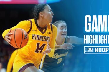 Wyoming vs. Minnesota | Highlights | Big Ten Women's Basketball | 12/14/25