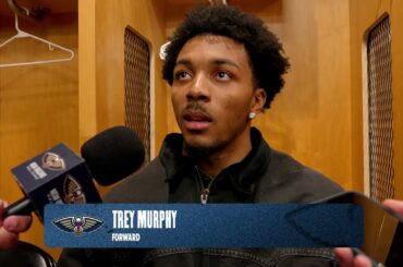 Trey Murphy III on defense, Karlo Matkovic | Pelicans-Bulls Postgame Interview 12/14/25