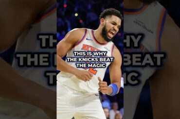 THIS IS WHY The Knicks Beat The Magic In The NBA Cup