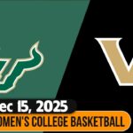 [⁌LIVE] Vanderbilt vs South Florida Dec/15/2025 | Women's College Basketball | NCAAW Today