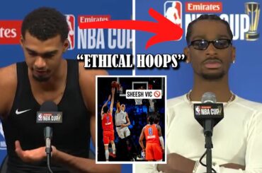 Victor Wembanyama Calls Out Shai, Chet Holmgren & OKC Thunder "We Play Ethical Hoops"