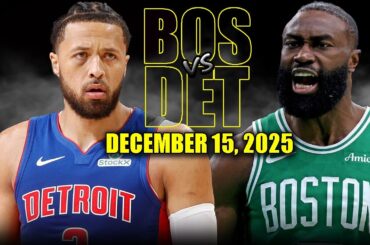 Boston Celtics vs Detroit Pistons Full Game Highlights – December 15, 2025 | NBA Season
